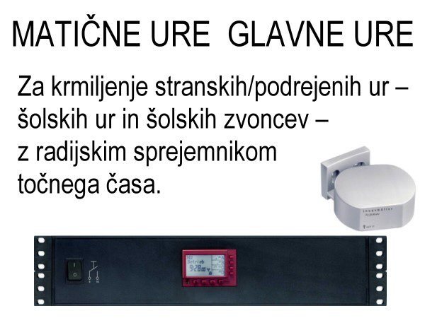 MATICNA URA GLAVNA URA